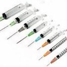 spuitje met naald [scherp] 1ml-2ml-10ml // syringe with needle